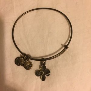 Alex and Ani silver Lucky clover bangle